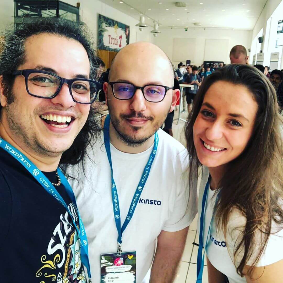 El equipo de Kinsta en WordCamp Europa